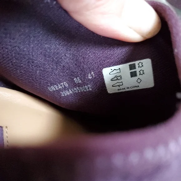 ECCO Alicante Shootie Dress Booties Purple Suede Heel Slip-On Women’s 10-10.5/41 - Picture 13 of 13